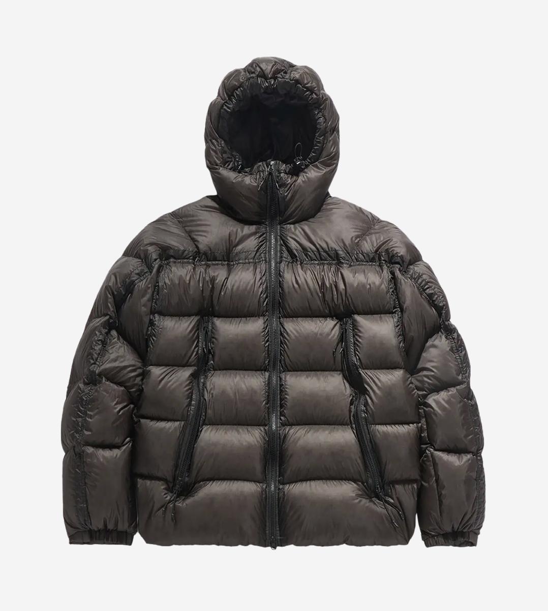 [L] 언어펙티드 LS HOODED DOWN JUMPER black 패딩
