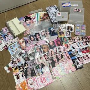 일괄가격임)아이브비공굿 뉴진스포카 포장계통 스티커 등 일괄판매