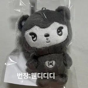 미개봉)엑소 카이 10cm 회색 니니베어 키링 인형 콘서트 엠디
