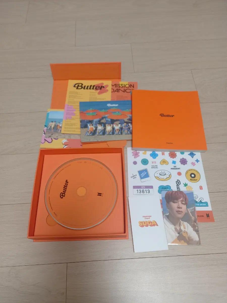 방탄 버터 앨범 피치 포카 지민 메세지 카드 슈가 양도 BTS Butter album Peaches ver