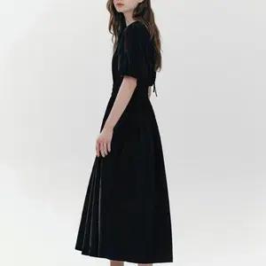 쎄일 # 마리끌레르 바스락 퍼프 프릴 밴딩 롱원피스