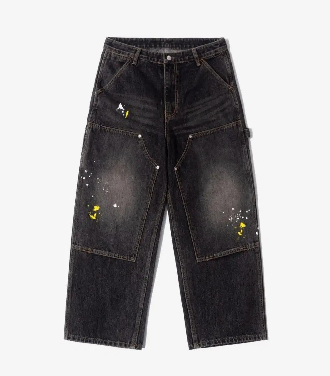 큐티에잇 가먼츠 / RG Painted Double Knee Washed Pants / XL