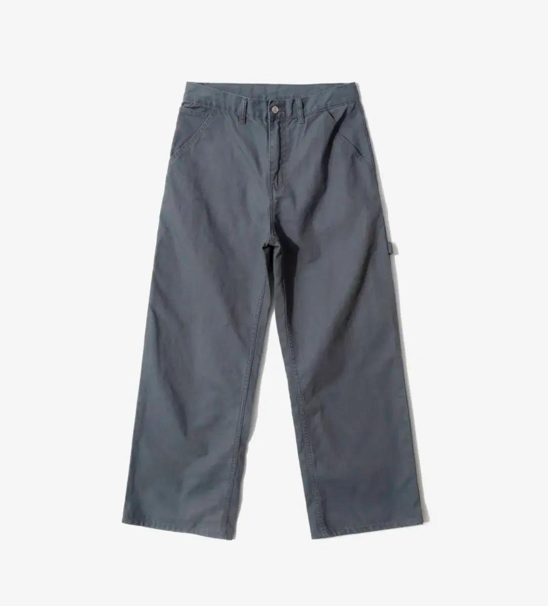 큐티에잇 가먼츠 / LB Washed Oxford Carpenter Pants (Grey) / XL