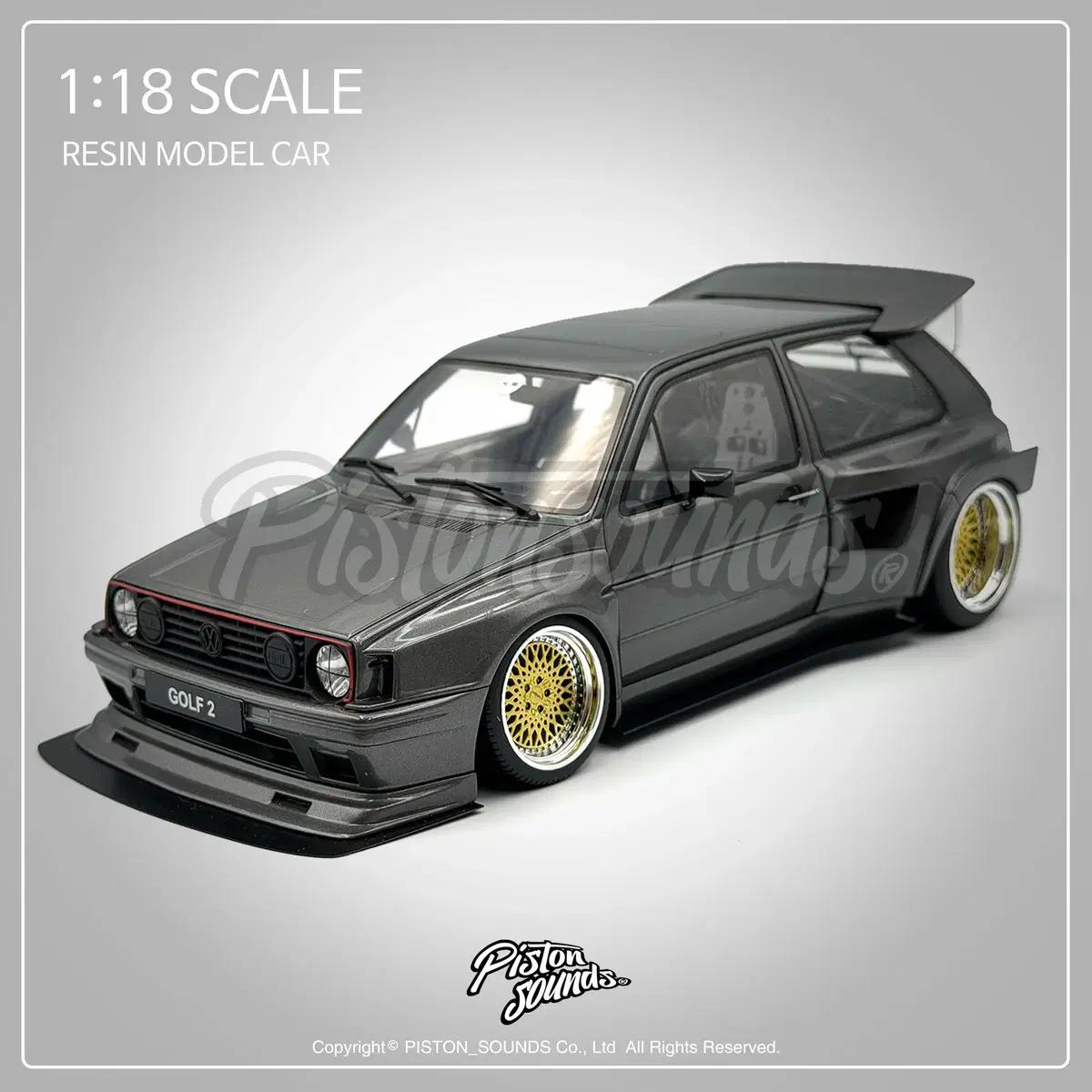 OTTO 오또모빌 1:18스케일 폭스바겐 골프MK2 키질살렘 KYZA 카이자살렘 OT476