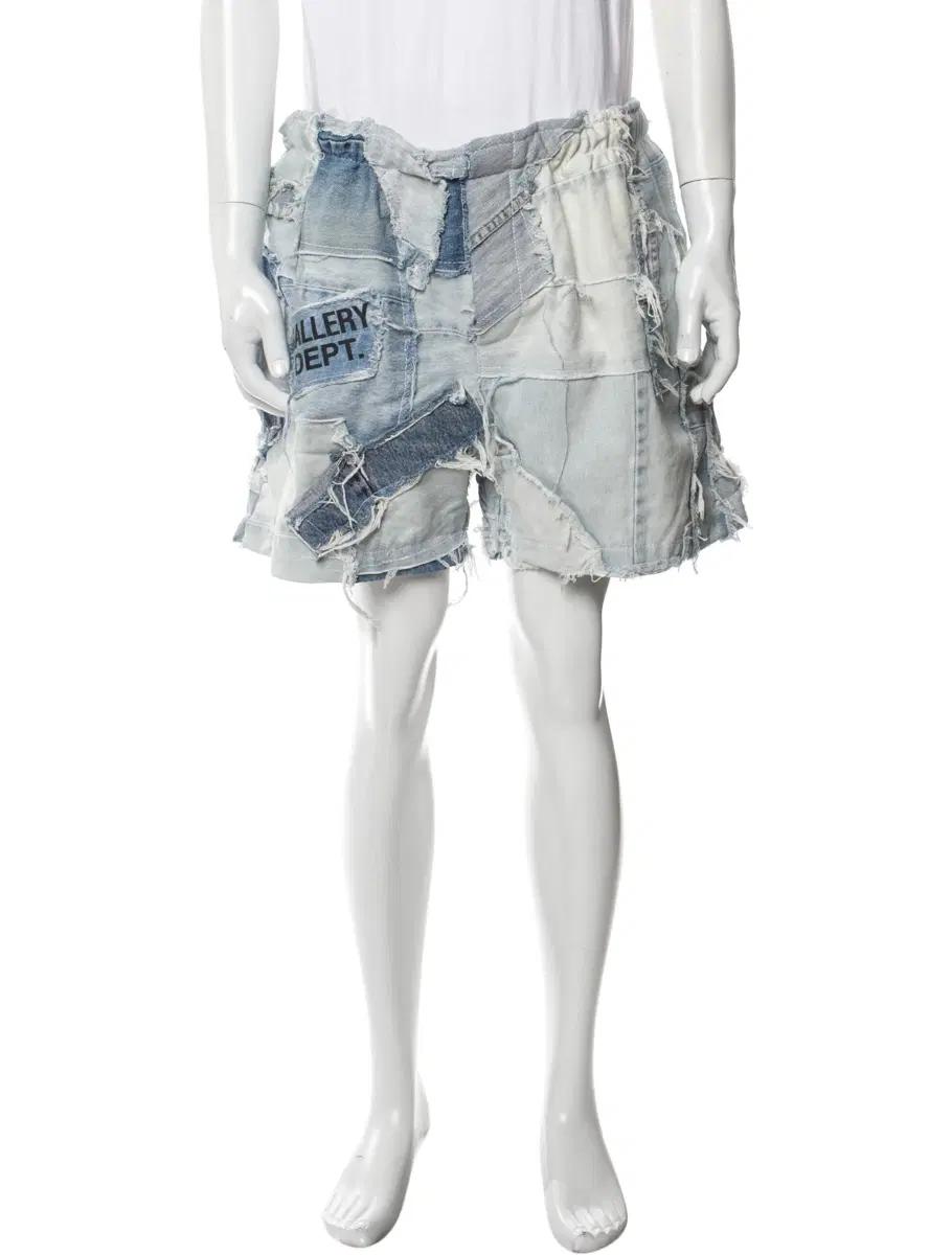 Gallery Dept. Patchwork Denim Zuma Shorts (Paint Splatter)