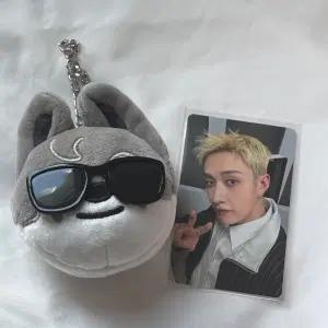 스키즈 스트레이키즈 스키주 일본 Run It 팝업 랜덤 선글라스 키링 울프찬 양도