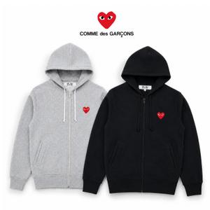 정품/새상품) 꼼데 가르송 후드집업 (기모X) 남녀공용 2COLOR