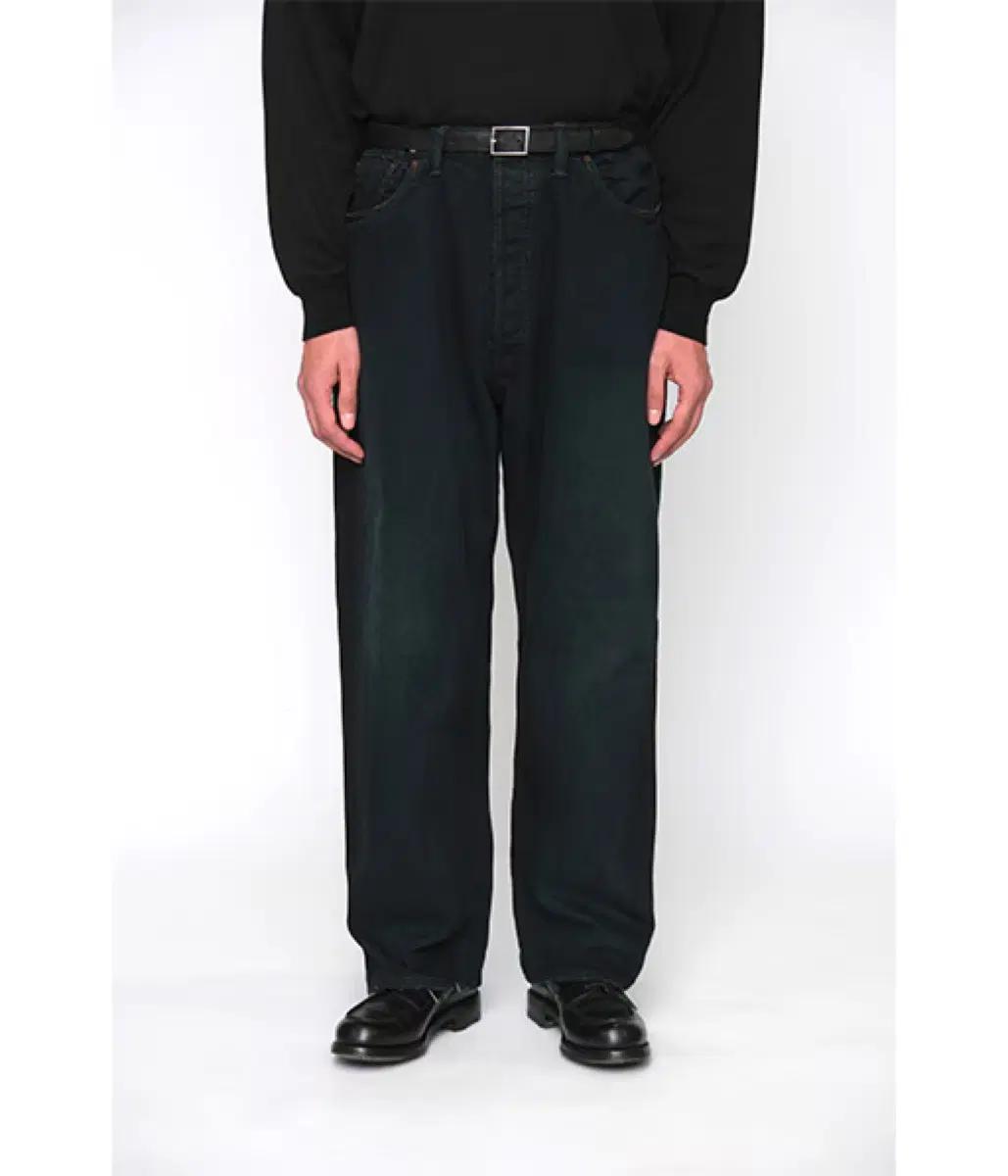 [34/32] 아프레쎄 A.Presse No.22 Washed Wide Denim Pants 커스텀 Custom