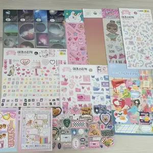 스티커 일괄 25장 다꾸 문구 에폭시 데코 알파벳 다이소 키치 처분