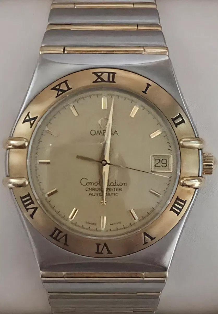 오메가 컨스틸레이션 18k-골드(금) 풀바 콤비35.5mm(오토매틱)