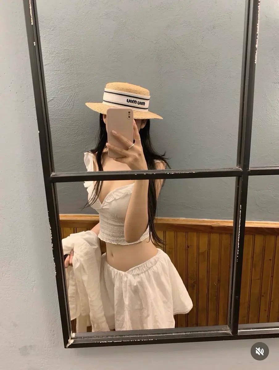 picoloparadise 피콜로파라다이스 플라워 커버업 스커트