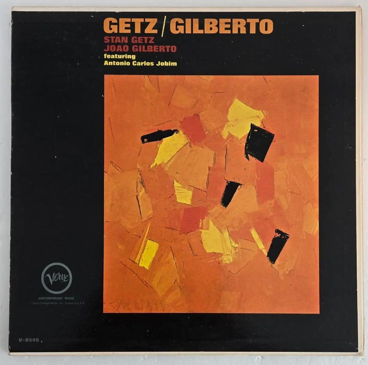GETZ & GILBERTO LP ( VERVE 1964년 US Original Mono )