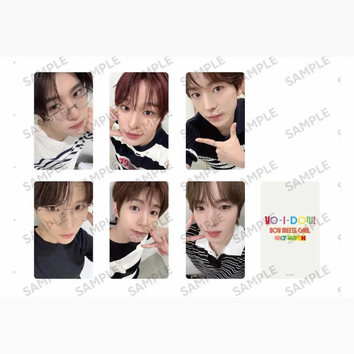 엔시티 위시 요이돈 보및걸 일본 앨범 라쿠텐 럭드 시온 리쿠 유우시 재희 료 사쿠야 포카 분철 대리구매