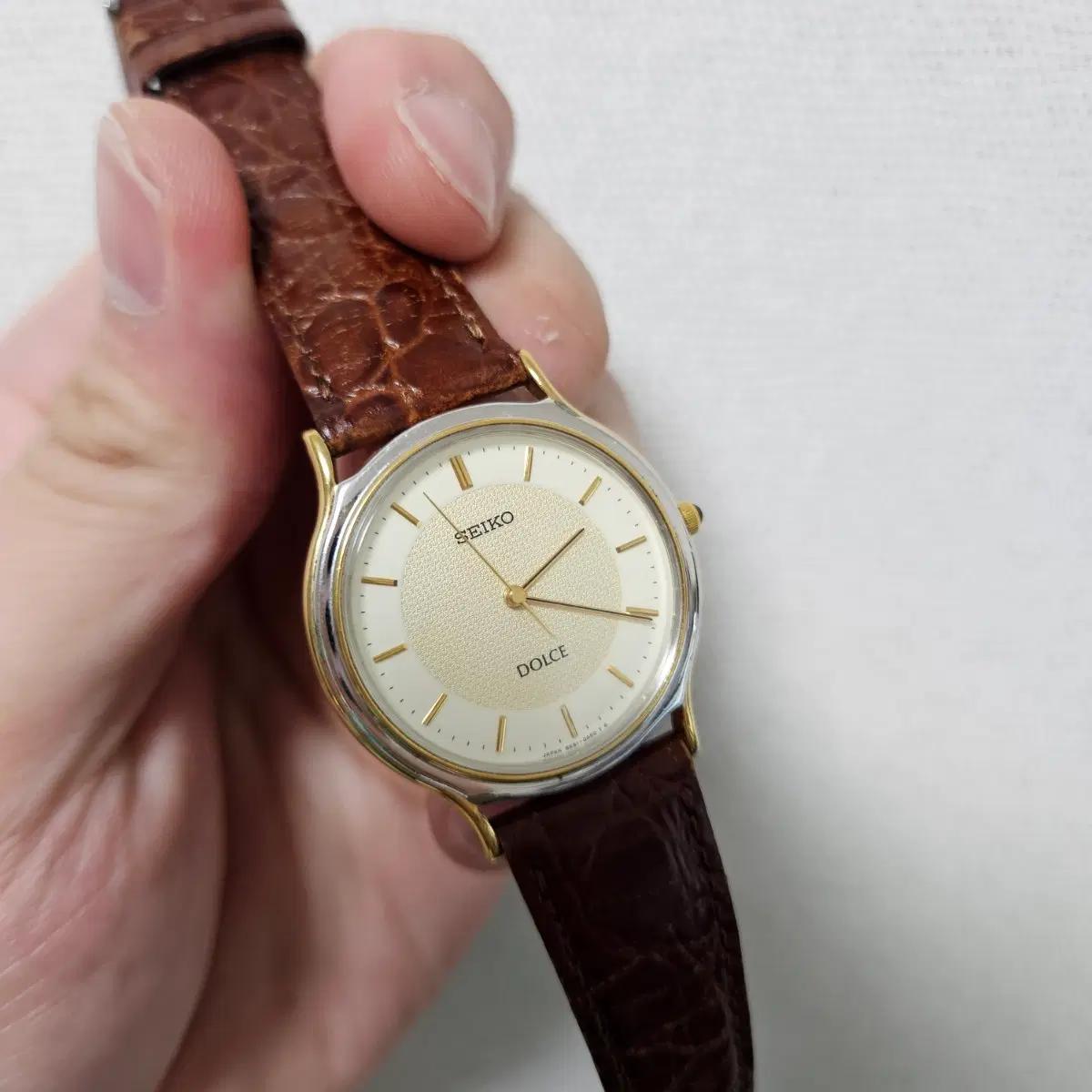 90s 빈티지 세이코 돌체 쿼츠 시계 Seiko Dolce