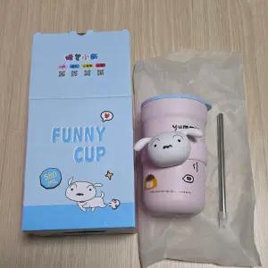 짱구는못말려 흰둥이 퍼니 텀블러(핑크)