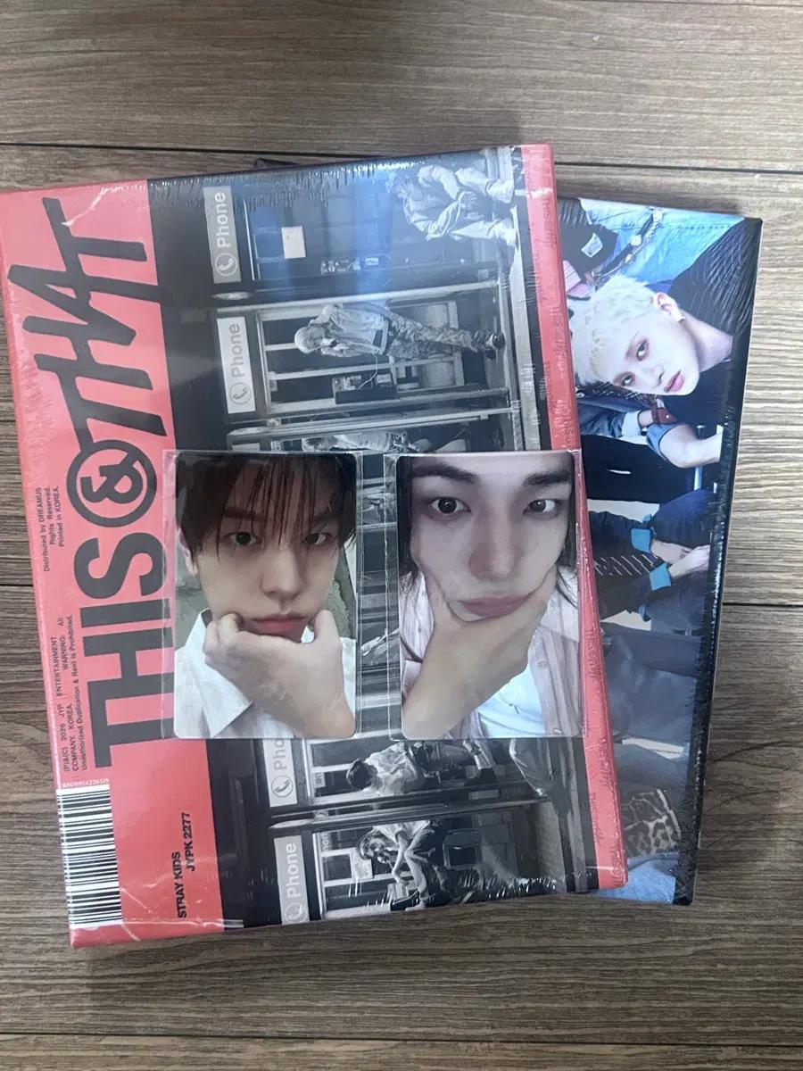 원가양도) 스키즈 미개봉 앨범 + 아궁빵 포카 승민 현진 THIS&THAT 디스앤댓 애프터파티 분철