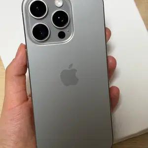 아이폰 16프로 1TB 내추럴 티타늄 (풀박, 케이스 7개 증정)