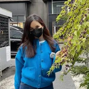 샤넬 고소영 가디건 블루 34