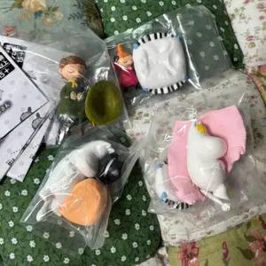 (일괄) 무민 스야스야 잘자요 오야스미 가챠 피규어 미개봉 스너프킨 리틀미이