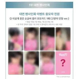 알디원 ald1 중국 선전 메이크스타 미공포 양도 판매 고양이 인형 버전