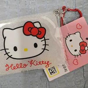 다이소 헬로키티 카라비너투명파우치