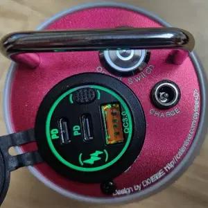 캠핑 갬성 맥주캔 파워뱅크 맥뱅(12.6V 12.6A)