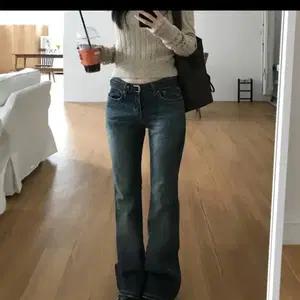에이블리 키튼 로우라이즈 부츠컷 팬츠 L