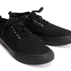 COMME des GARCONS HOMME Canvas Sneakers Black