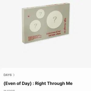 데이식스 이븐오브데이 Right through me 앨범 판매합니다