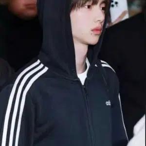 아디다스 나일론 우븐 트랙탑 져지 바람막이 후드집업 M 코르티스 주훈