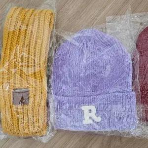 아기 목도리 2개 + 아기 모자 비니 2개 일괄
