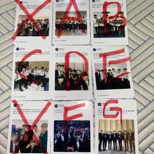 방탄소년단 bts 포토카드 포카 poca 10주년 페스타 오늘의 방탄 아미라운지 한정 그룹 포카 양도
