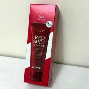17아워즈 레드 스팟 바디워시 200ml 트러블 아크네 멘톨 BHA 진정