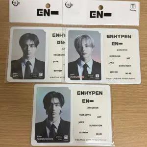 [미개봉] 엔하이픈 팝카드 티머니 교통카드 제이 양정원 박성훈