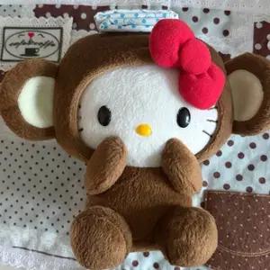 고전 산리오 키티 온천원숭이 인형