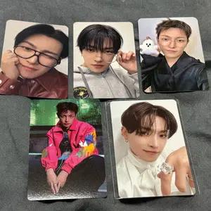 에이티즈 홍중 포카 일괄+8주년 sns 럭드 엽서