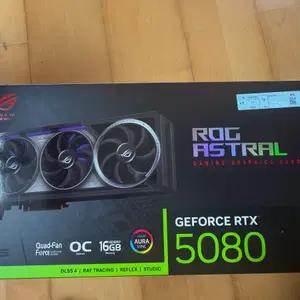 ASUS ROG ASTRAL GEFORCE RTX 5080 OC GDDR7 16GB 게이밍 그래픽카드(미개봉)