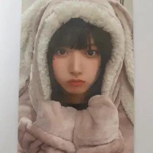 엔믹스 에버라인 지우 김지우 포카 포토카드 토끼담요