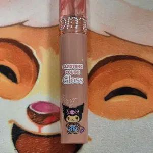 롬앤 글래스팅 컬러 글로스 25 크림빈즈 쿠로미 산리오 화장품