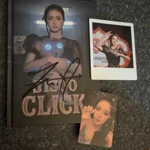 지수 친필 싸인앨범 클릭 블랙핑크 BLACKPINK JISOO CLICK