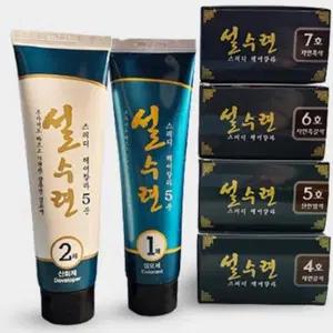 설수련 염색약 새치용 자연흑갈색 대용량 300g 15000원 15000원