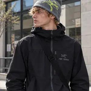 Arcteryx 아크테릭스 스쿼미시 블랙 후디 경량 바람막이 자켓 S 90~95사이즈 남녀공용 등산복 고프코어 윈드브레이커