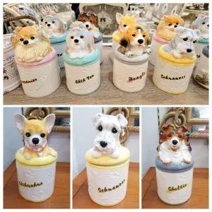 강아지 도자기 간식통(푸들/치와와/슈나우저/시츄/비글/셀티)