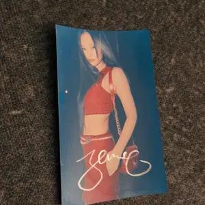 제니 친필싸인 블랙핑크 BLACKPINK JENNIE 지수 로제 리사