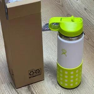 하이드로플라스크 키즈 텀블러 라임 591ml 와이드 빨대