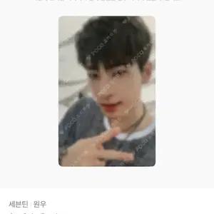 세븐틴 원우 포카 일괄판매