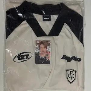 [새상품] NCT 127 에이요 슬릿 스웻셔츠 재현 포카 포함 Slit Sweatshirt 포토카드 긴팔 티셔츠 엔시티 엠디 md 공식굿즈 굿즈 nct127 ayyo Ay-Yo질주