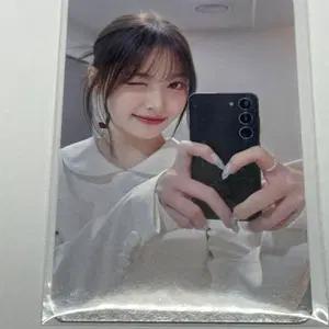 리센느 메이 글로우업 메이크스타 대면팬싸 미공포 거울셀카 포토카드