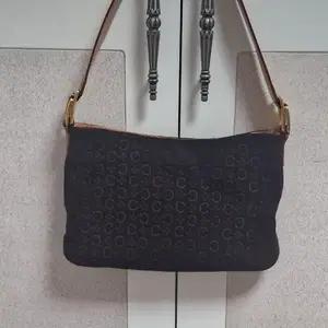 정품 빈티지 셀린 CELINE 가죽 스웨이드 숄더백