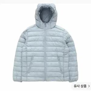스파오 씬라이트 경량패딩 블루 s